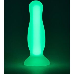 radiant soft - plug brillante de silicona verde