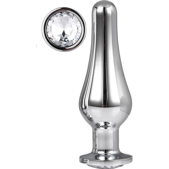 gleaming love silver pleasure plug l